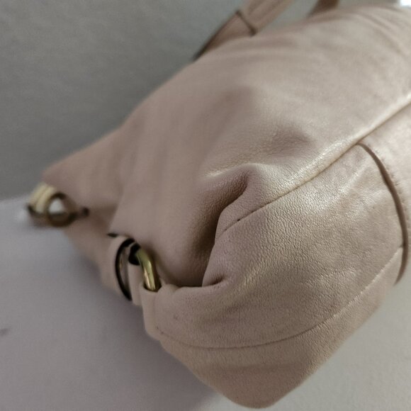 Euc Coach Ashley Beige Satchel Tote Bag Purse - Picture 10 of 13